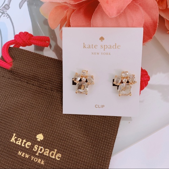 Kate Spade make me blush stud earrings - Picture 2 of 4